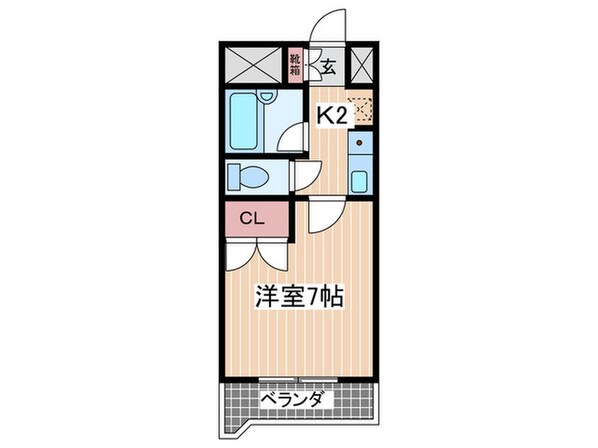 パ－ル大宮の物件間取画像